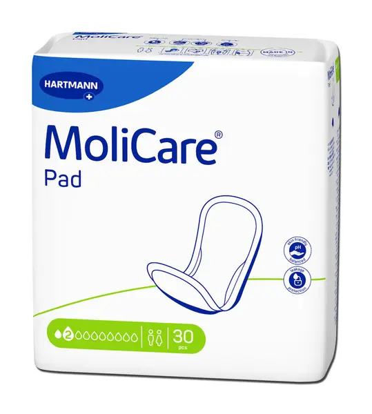 Hartmann Molicare pad 2 picaturi tampoane absorbante incontinenta 30 buc