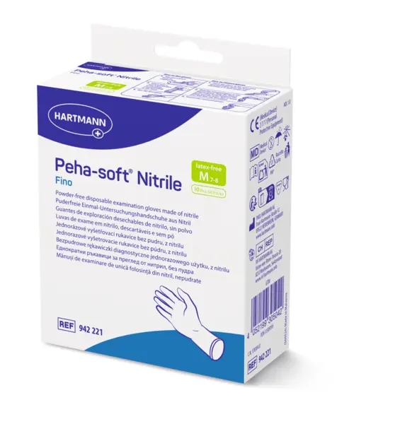 Hartmann Peha-Soft Nitrile Fino Manusi M 10 bucati