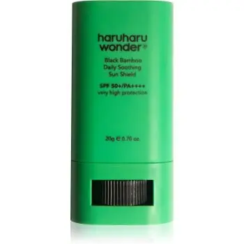 Haruharu Wonder Black Bamboo Daily Soothing Sun Shield baton cu protectie solara cu efect calmant