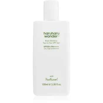 Haruharu Wonder Black Bamboo Top-to-Toe SPF Veil fluid protecție corp si fata