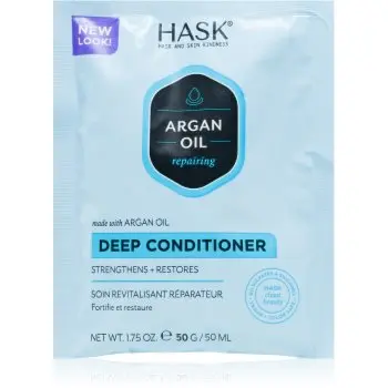 HASK Argan Oil balsam pentru restaurare adanca pentru păr uscat și deteriorat