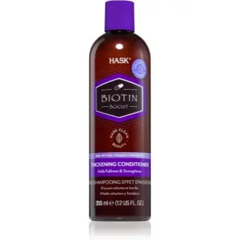 HASK Biotin Boost balsam pentru indreptare pentru păr cu volum