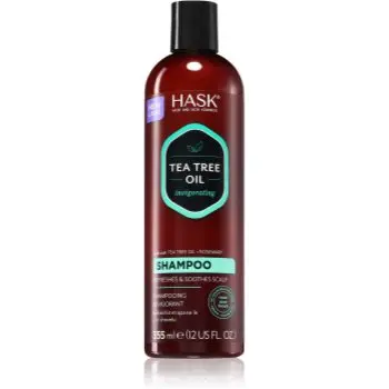HASK Tea Tree Oil & Rosemary sampon revigorant pentru un scalp uscat, atenueaza senzatia de mancarime