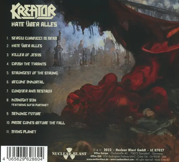 Hate Uber Alles (CD Digibook) | Kreator