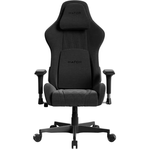 HATOR Scaun gaming HATOR Darkside 3M Fabric, reglabil, Tesatura CloudTouch™, greutate maxima 100 kg, Negru