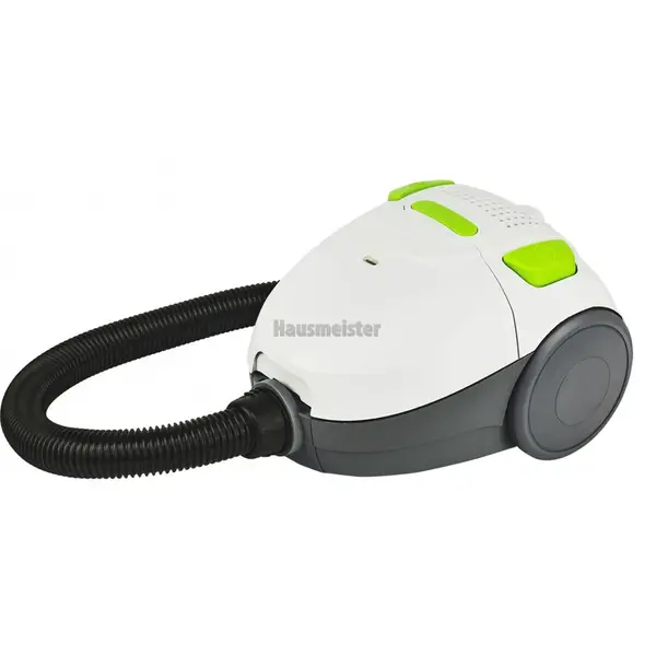 HAUSMEISTER Aspirator cu sac Hausmeister HM2041, 800 W, 1.8 L (Alb/Verde)