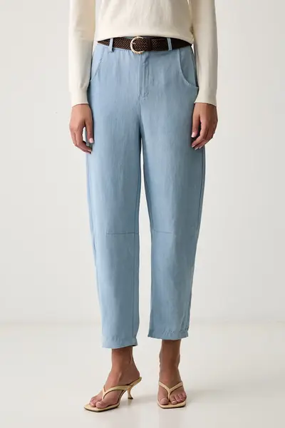 Haveone pantaloni pentru femei din lyocell