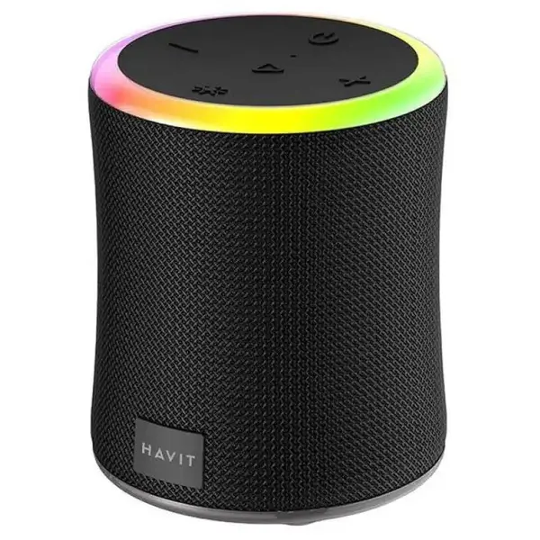 HAVIT Boxa portabila Bluetooth Havit SK832BT, 15W, rezistenta la apa, 102x126mm, Negru
