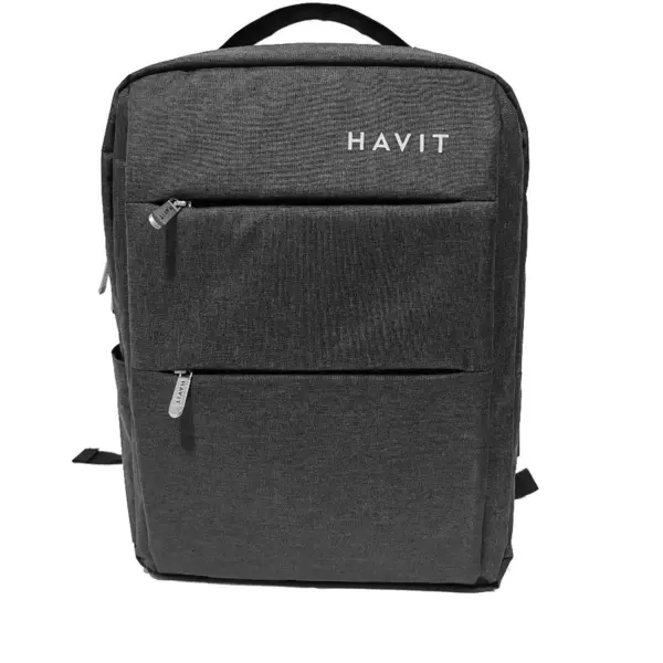 HAVIT Rucsac Laptop HAVIT H0026, Rezistent la abraziune si rupere, Port USB, 340x120x430 mm, Negru