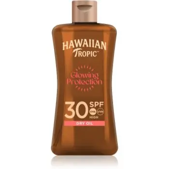 Hawaiian Tropic Glowing Protection Dry Oil ulei de bronzat pentru piele uscata SPF 30