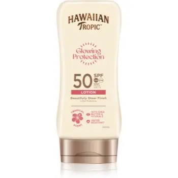 Hawaiian Tropic Glowing Protection Lotion loțiune pentru plaja SPF 50+