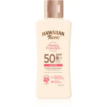 Hawaiian Tropic Glowing Protection Sunscreen Lotion lotiune pentru bronzat SPF 50