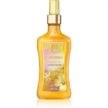 Hawaiian Tropic Perfumes Golden Paradise Shimmer spray pentru corp cu particule stralucitoare pentru femei