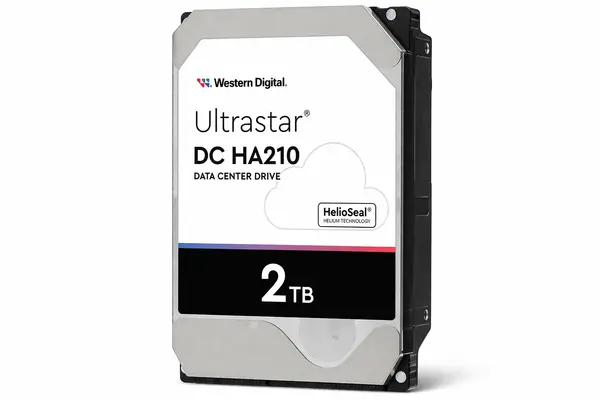 HDD 2TB; S-ATA III; 7200 RPM; 64 MB BUFFER; Western Digital Ultrastar DC HA210; NOU