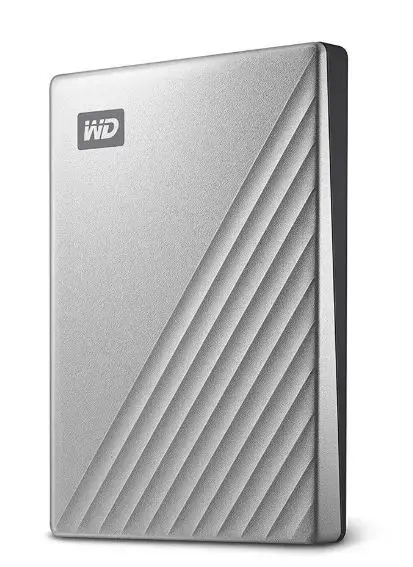 HDD Extern Western Digital My Passport ULTRA, 2TB, 2.5inch, USB 3.1 (Argintiu)