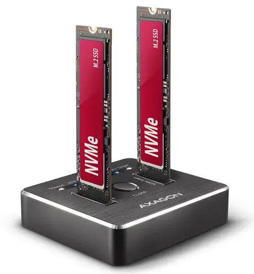 HDD Rack ADSA-M2C, USB 3.1 - 2 x M.2, Docking Station (Negru)