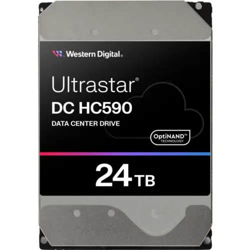 HDD Server Western Digital ULTRASTAR DC HC590, 24TB, SATA III, 512MB, 7200RPM, 3.5inch