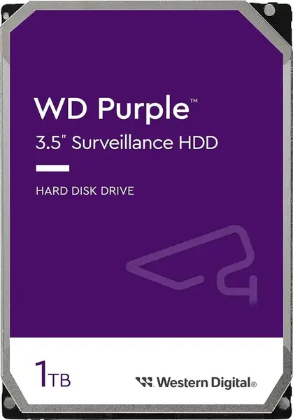 HDD Western Digital Purple, 1TB, SATA-III, 64MB, 5400 RPM, 3.5inch, WD11PURZ