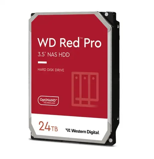 HDD Western Digital Red Pro NAS, 3.5inch, 24TB, SATA III, 512MB