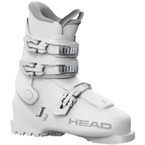 HEAD Clapari ski Head J3 White pentru copii, 26.5 cm, alb/gri