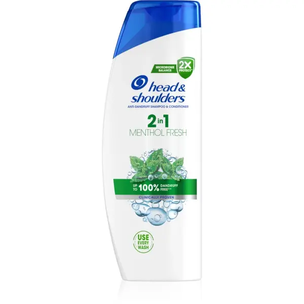 Head & Shoulders Menthol Fresh 2in1 sampon si balsam 2 in 1 anti matreata 625 ml