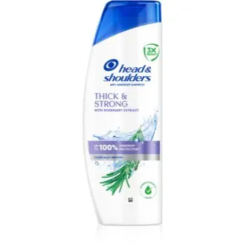 Head & Shoulders Thick & Strong with Rosemary Extract sampon anti-matreata