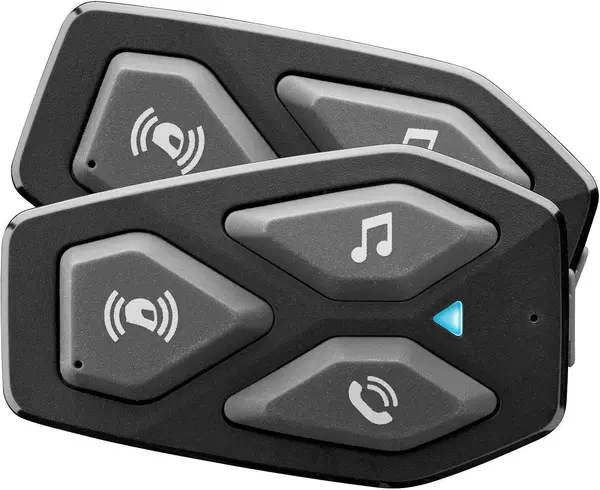 Headset pentru cască Interphone - UCOM3, 2 buc, negru