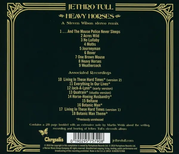 Heavy Horses -Steven Wilson Remix | Jethro Tull