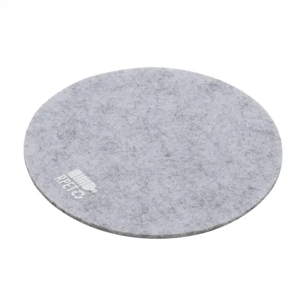 Hefe coaster din fetru, RPET - gri