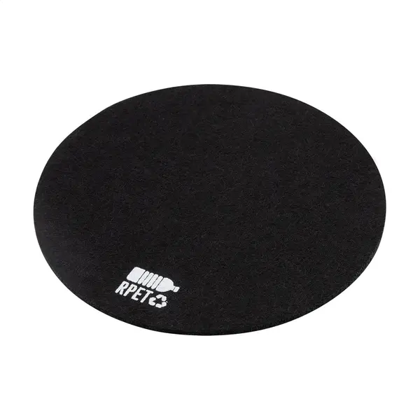 Hefe coaster din fetru, RPET - negru