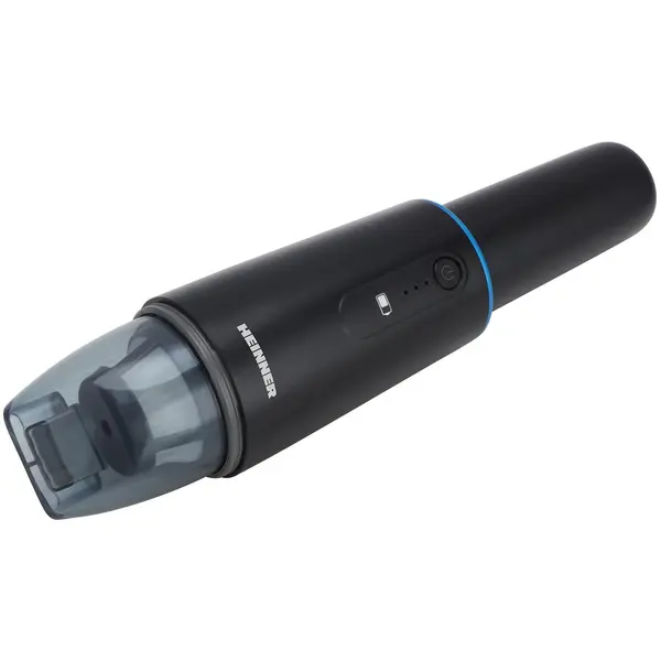 HEINNER Aspirator de mana Heinner Blackstone HHVC-D7.2BK, 70 w, acumulator litiu-ion 7.2v, putere absorbtie 5 kpa, indicator led, capacitate recipient praf 50 ml, autonomie 12 min, durata incarcare 3 ore, adaptor USB, accesorii perie 2 in 1, Negru