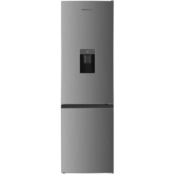 HEINNER Combina frigorifica Heinner HC-HM260XWDE++, 260 l, Clasa E, Dozator apa, Control electronic, Iluminare LED, Usi reversibile, H 180 cm, Argintiu
