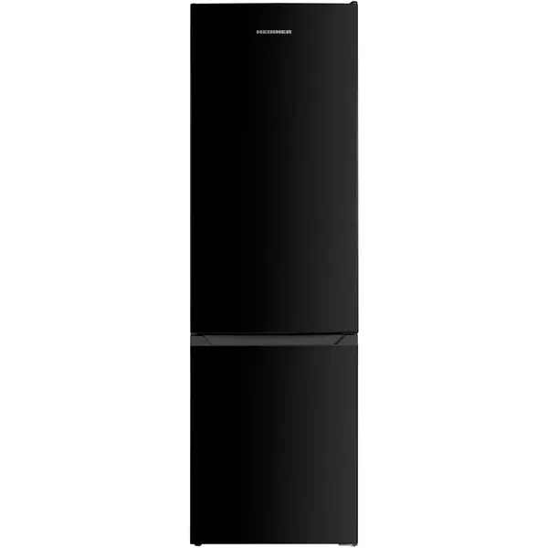 HEINNER Combina frigorifica Heinner HC-HM262BKE++, 262 l, Control electrtonic, Iluminare LED, Usa reversibila, Clasa E, H 180 cm, Negru