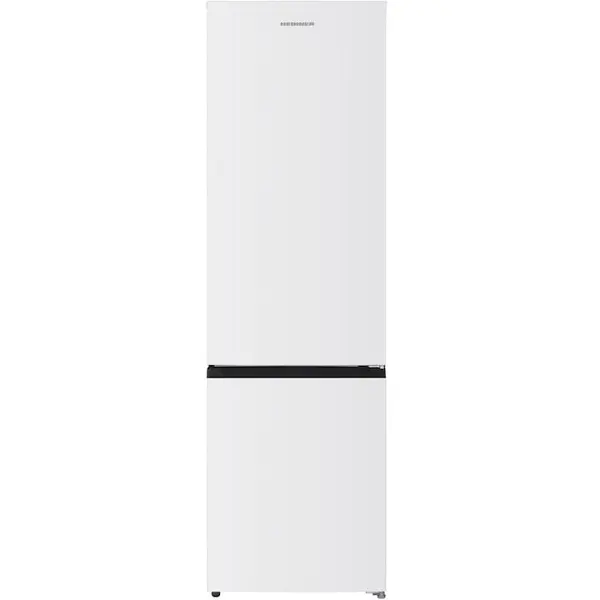 HEINNER Combina frigorifica Heinner HCNF-HM326INVE++,326 l, Clasa E, No frost, Compresor Inverter, Panou control cu indicatoare led in interior, Control electronic, Functie super congelare, 2 sertare + tavita congelator, H 201 cm, Alb