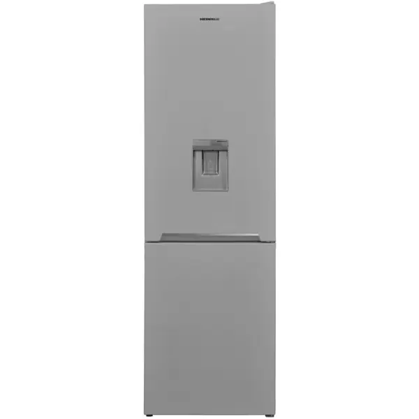 HEINNER Combina frigorifica Heinner HCNF-V291SWDE++, 294 l, No Frost Multicooling, Clasa E, Freezer Shield, Iluminare LED, functie ECO, H 186 cm, Argintiu