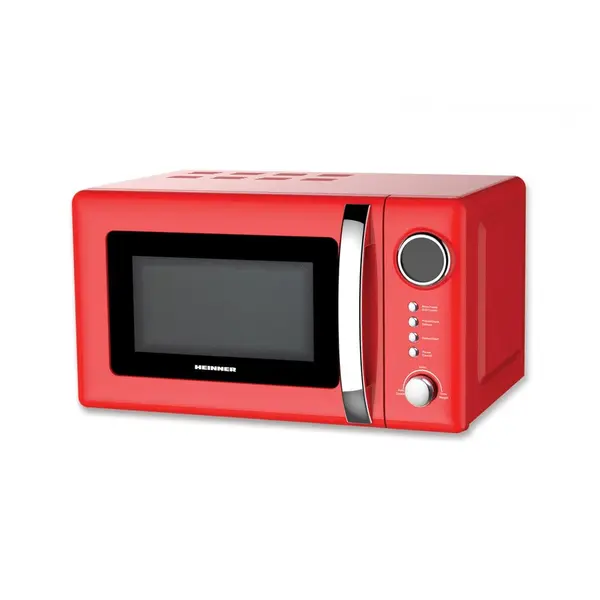 HEINNER Cuptor cu microunde Heinner HMW-20GRD, capacitate: 20L, putere cuptor: 700W, putere grill: 800W, afisaj LED, Rosu