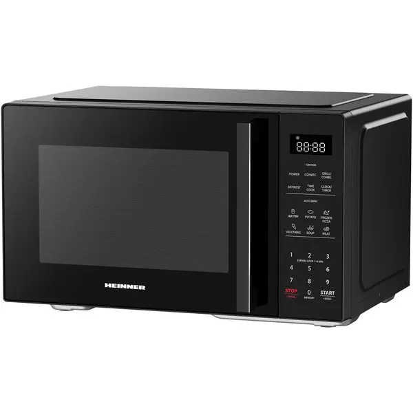 HEINNER Cuptor cu microunde Heinner HMW-MD23AFBK, functie AirFryer, 23 l, Control digital, 900 W, Negru