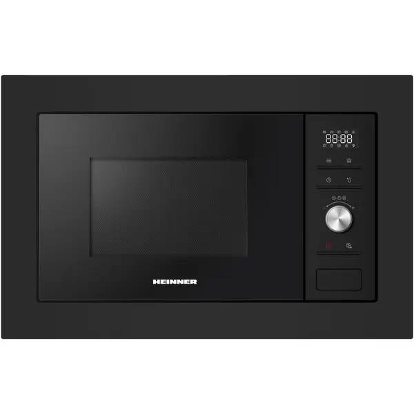HEINNER Cuptor cu microunde incorporabil HEINNER HMW-MDBI28GDBK, 28L, Control digital, 900W, Putere grill 1000W, Afisaj led, Sticla neagra