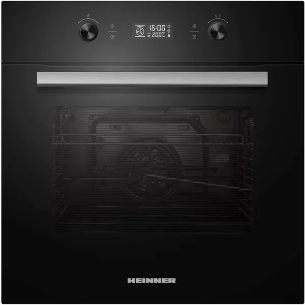 HEINNER Cuptor incorporabil Heinner HBO-M709GCDRC-GBK, Electric, 70 l, Autocuratare catalitica, Timer digital, Display touch + butoane, Grill, Iluminare, Blocare display, Butoane retractabile, Clasa A, Sticla neagra