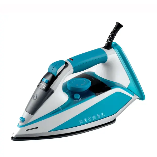 HEINNER Fier de calcat Heinner EmeraldSteam HSI-2400LGR, 2000-2400W, talpa cu invelis ceramic, oprire automata, anti-picurare, anti-calcar, verde