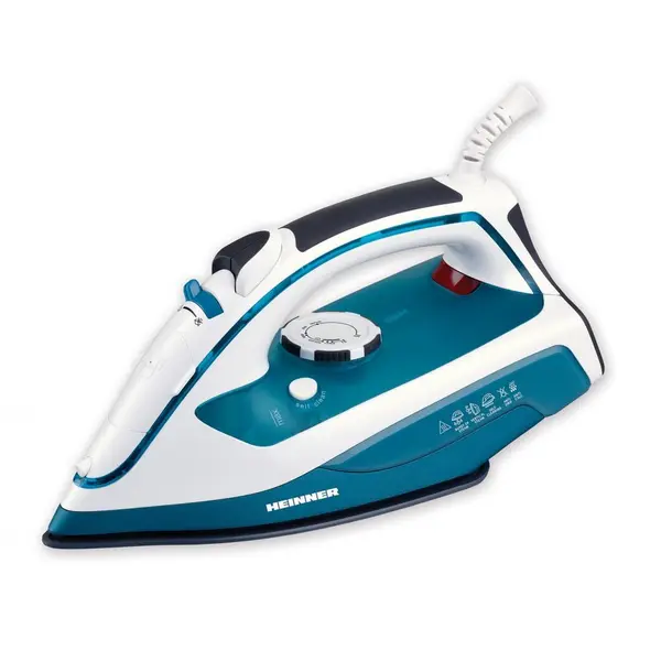 HEINNER Fier de calcat Soft Turquoise Heinner HSI-2400TQ, talpa din ceramica
