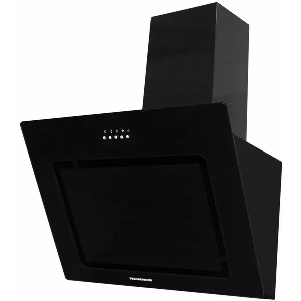 HEINNER Hota decorativa Heinner DCH-650RGBK, putere maxima de absorbtie: 650m3/h, 3 trepte de viteza, negru + sticla