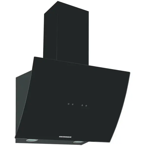 HEINNER Hota incorporabila decorativa Heinner HDCH-5960RGBK, Control touch, Afisaj LED, 1 Motor, Putere de absorbtie 562.9 m3/H, Lumina LED, 60 cm, Sticla neagra
