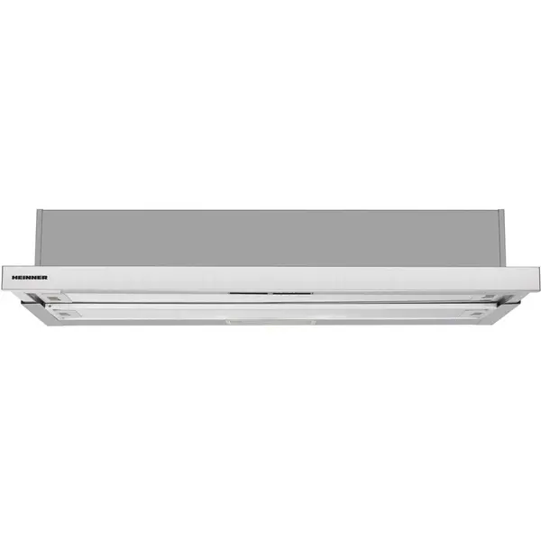 HEINNER Hota incorporabila telescopica Heinner HTCH-490IX, 1 Motor, Putere de absorbtie 413.5 m3/H, Lumina LED, 90 cm, Inox