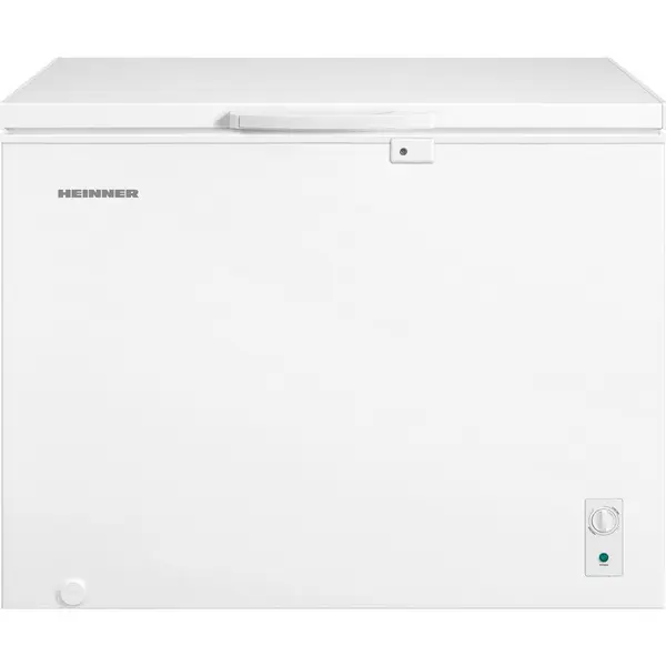 HEINNER Lada frigorifica Heinner HCF-M293INVCE++, 293 L, Clasa E, Convertibila(Frigider/Congelator), Compresor inverter, Control mecanic, Termostat ajustabil, Luminare LED, Maner extern cu incuietoare, 2 cosuri, Rezistenta la frig, Alb