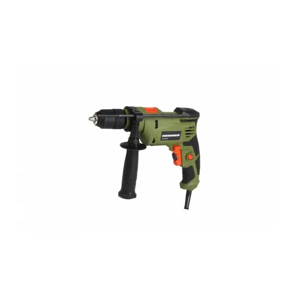 Heinner masina de gaurit cu percutie 810W13MM, 810 W, 3000 RPM, 13 mm mandrina automata, Verde