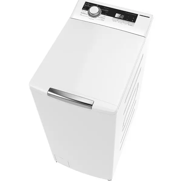 HEINNER Masina de spalat rufe cu incarcare verticala Heinner HWM-TL8013IVA++, 8kg, 1300rpm, clasa A, motor inverter, 15 programe, display digital, program rapid 15min, program scurt 45min, program baby care, prespalare, Alb