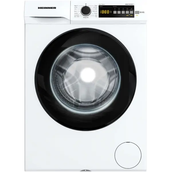 HEINNER Masina de spalat rufe Heinner HWM-VT2814KD+++, 8 kg, 1400 rpm, Clasa D, Display digital, Blocare acces copii, Alb