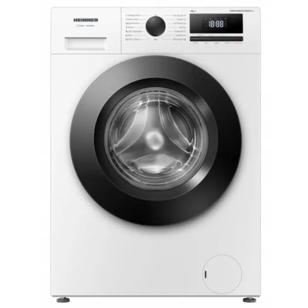 HEINNER Masina de spalat rufe slim Heinner HWM-HME6012IVSMA+++, 6 kg, 1200 rpm, Clasa A, Motor inverter, 15 programe, Display digital, Program rapid 15 min, Program allergy steam, Program baby steam care, Functie adaugare rufe, Blocare acces copii, Alb