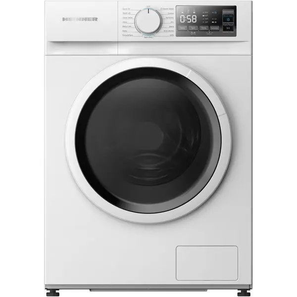 HEINNER Masina de spalat rufe slim Heinner HWM-M714IVSMNA+++, 7 kg, 1400 rpm, Clasa A, Motor inverter, Display digital, Blocare acces copii, Alb
